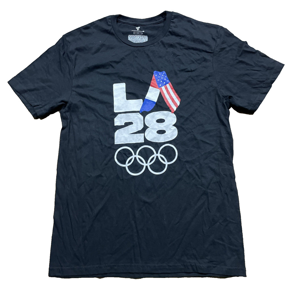 Fanatics Los Angeles LA 2028 Olympics Logo T-Shirt Adult Medium Black NWOT